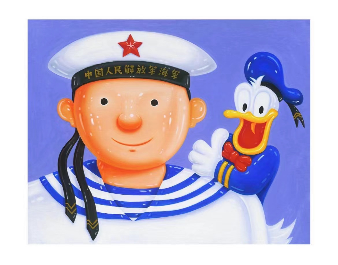 Navy donald duck hat cheap