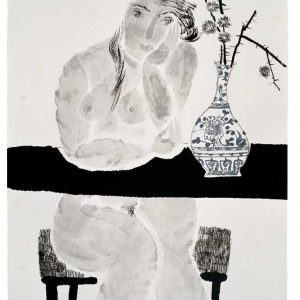 野木 134x104cm丝网版画2008