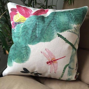 Dragonfly Cushion by Qi Baishi