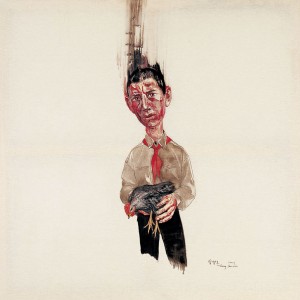 Boy with Rooster by Zeng Fanzhi