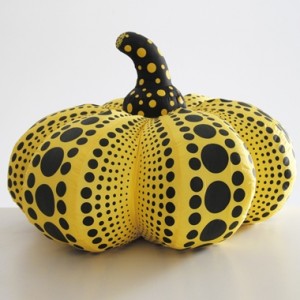 Small Pumpkin Pillow by Yayoi Kusama