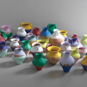 Colorful Vases by Ai Weiwei