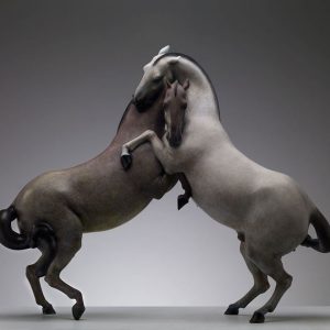 Horse Play 3 by Wang Ruilin