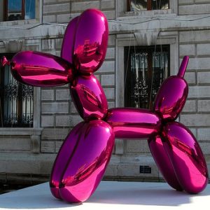 Balloon Dog Magenta by Jeff Koons