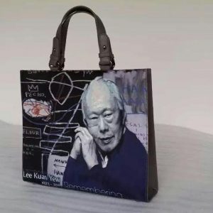 Unique Edition Hand Painted Tote by Lee Jinhyu