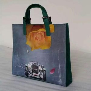 Unique Edition Hand Painted Tote by Lee Jinhyu