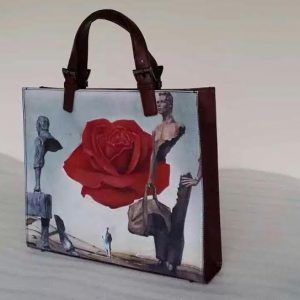 Unique Edition Hand Painted Tote by Lee Jinhyu