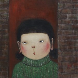 《忽又听到那首歌2》60x60cm 布面丙烯2016