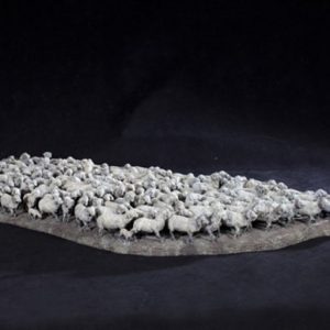 Sheep flock by Li Zhanyang
