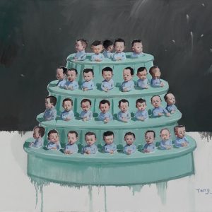 8、政治蛋糕 170x204cm 2012 oil on canvas