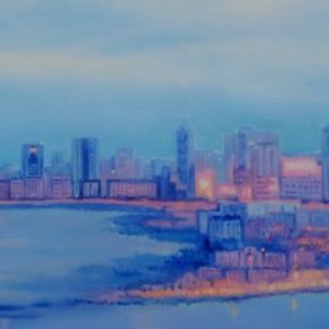 Night Scene- Pavarotti by Liu Wei