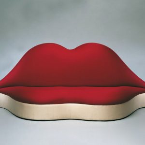 Mae West Lips Sofa by Salvador Dali