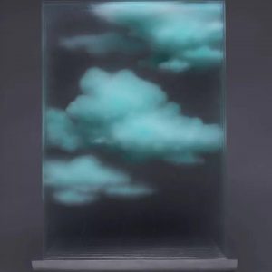 Blue Cloud Panel by Cai Zhisong