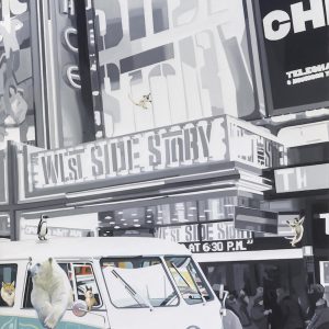 An Exciting Night on Broadway by Jeong Seongjoon