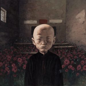 Wall Painting- Garden by Zhang Linhai