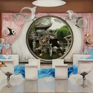 梦幻泡影100x100cm