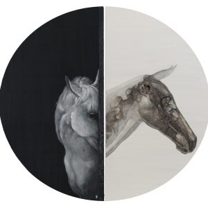 2014 白驹过隙 直径160 布面油画