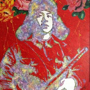 √《雷锋》NO.7 布面丙烯 100cm×120cm 2014 LeiFeng No.7,Acrylic on canvas,100cm×120cm，2014