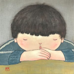 《我的未来不是梦2》60x60cm布面丙烯2017