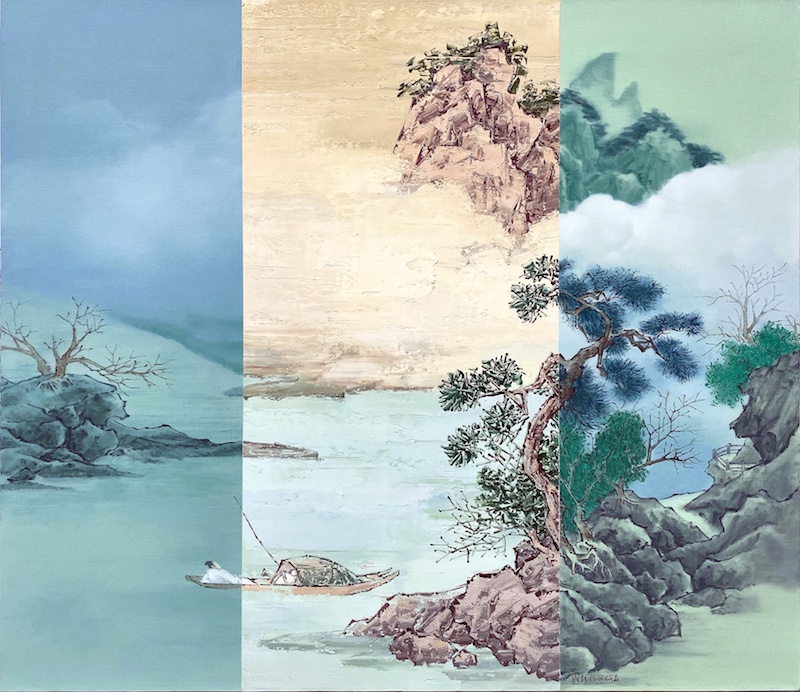 Sea and Mountain by He Sen – YangGallery