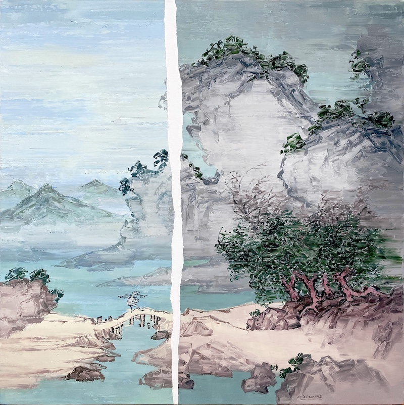 Wind of Bridge by He Sen – YangGallery