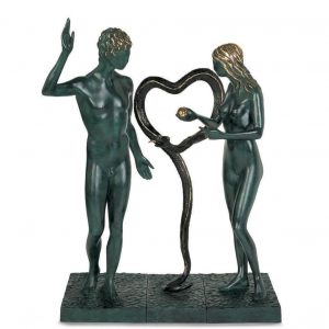 1-Adam & Eve亚当与夏娃52cmheight bronze350+35EA