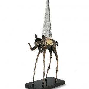 18-space elephant 太空象 94cm height bronze