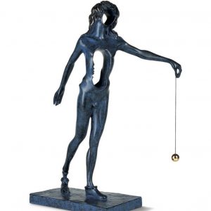 20-surrealist newton 超现实主义牛顿 49cm height bronze