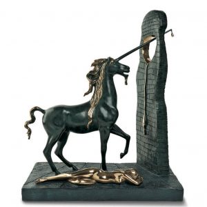 25-unicorn 独角兽 57cm height bronze
