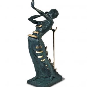 27-woman aflame 燃烧中的女人 84cm height bronze