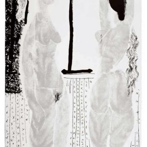 妙龄134x81cm丝网版画2008