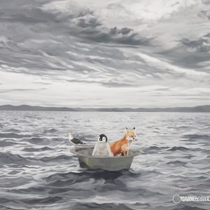 Drifting 80x71cm