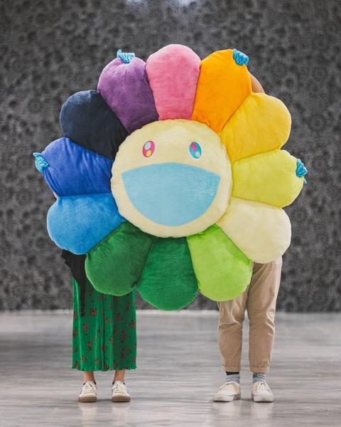 takashi murakami flower plush