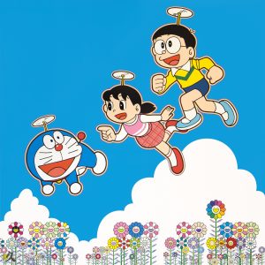 takashi_murakami_doraemon-_a_blue_sky!_like_we_could_go_on_forever!