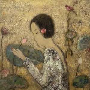 16 NO.SGY-016 《La Rose Rose》 41x33cm 2017