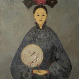 3 NO.SGY-003 《圆扇“Ventilateur rond”》 73x60cm 2020