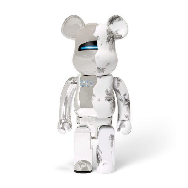 NickyDiamonds on X: The Mini LV x Supreme backpack fits perfect on my KAWS  1000% Bearbrick, haha.  / X