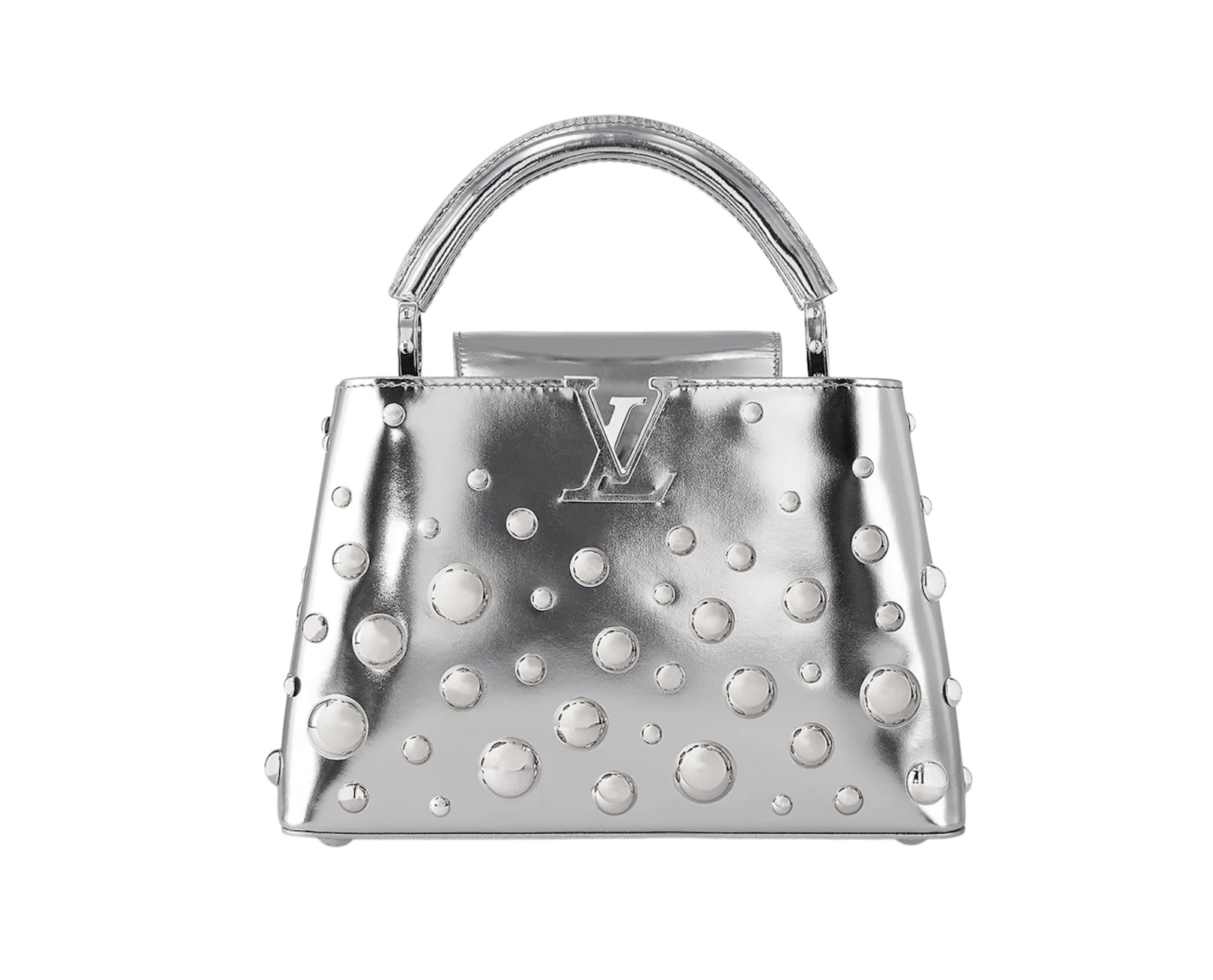 Louis Vuitton Bag Capucines BB Silver by Yayoi Kusama – YangGallery