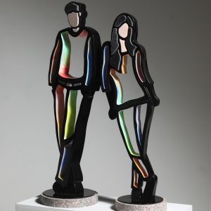 1 with you 45 x 32 x 64cm Stainless steel marble urethane paint 2022