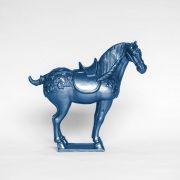 blue horse