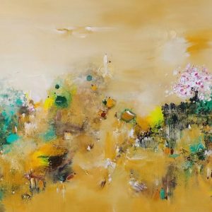 16《纤手伴月》140cmX100cm