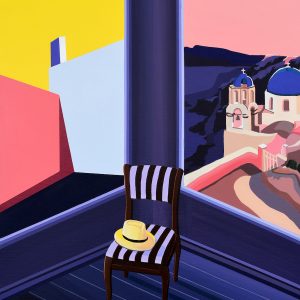 (Leehaesung), Traveler's Rest, 91x116.8cm, Acrylic on canvas, 2024