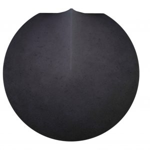 23⿊黑体 直径150cmx35cm 布⾯面综合材料料