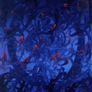 9-《云篆之一》 40cm×50cm 布面油画 2024